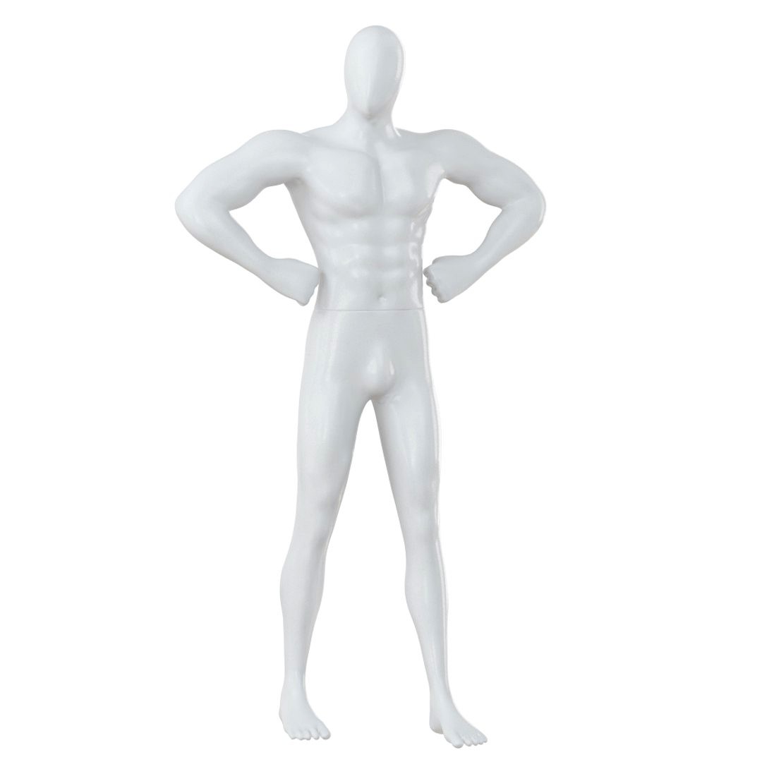 Abstract fitness mannequin with muscles 161