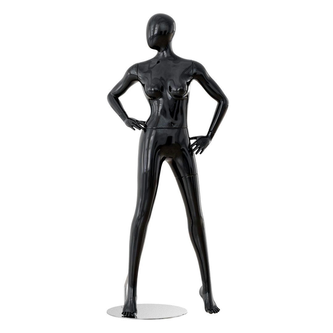 Black Female Abstract Mannequin (TMK-OZIB3) main image 1