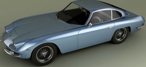 Lamborghini 350 GT 3D Model