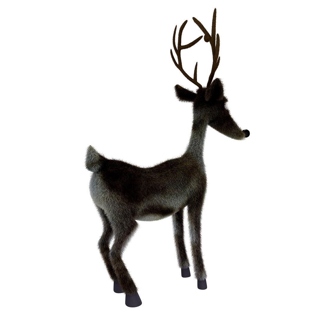 Reindeer Vray fur