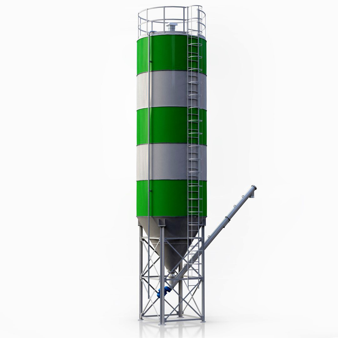 Silo 5-sections with tube conveyor
