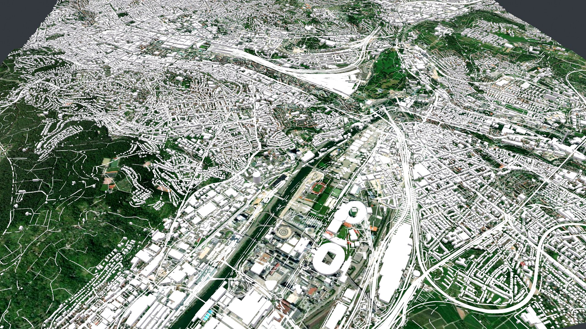 Cityscape Stuttgart Germany