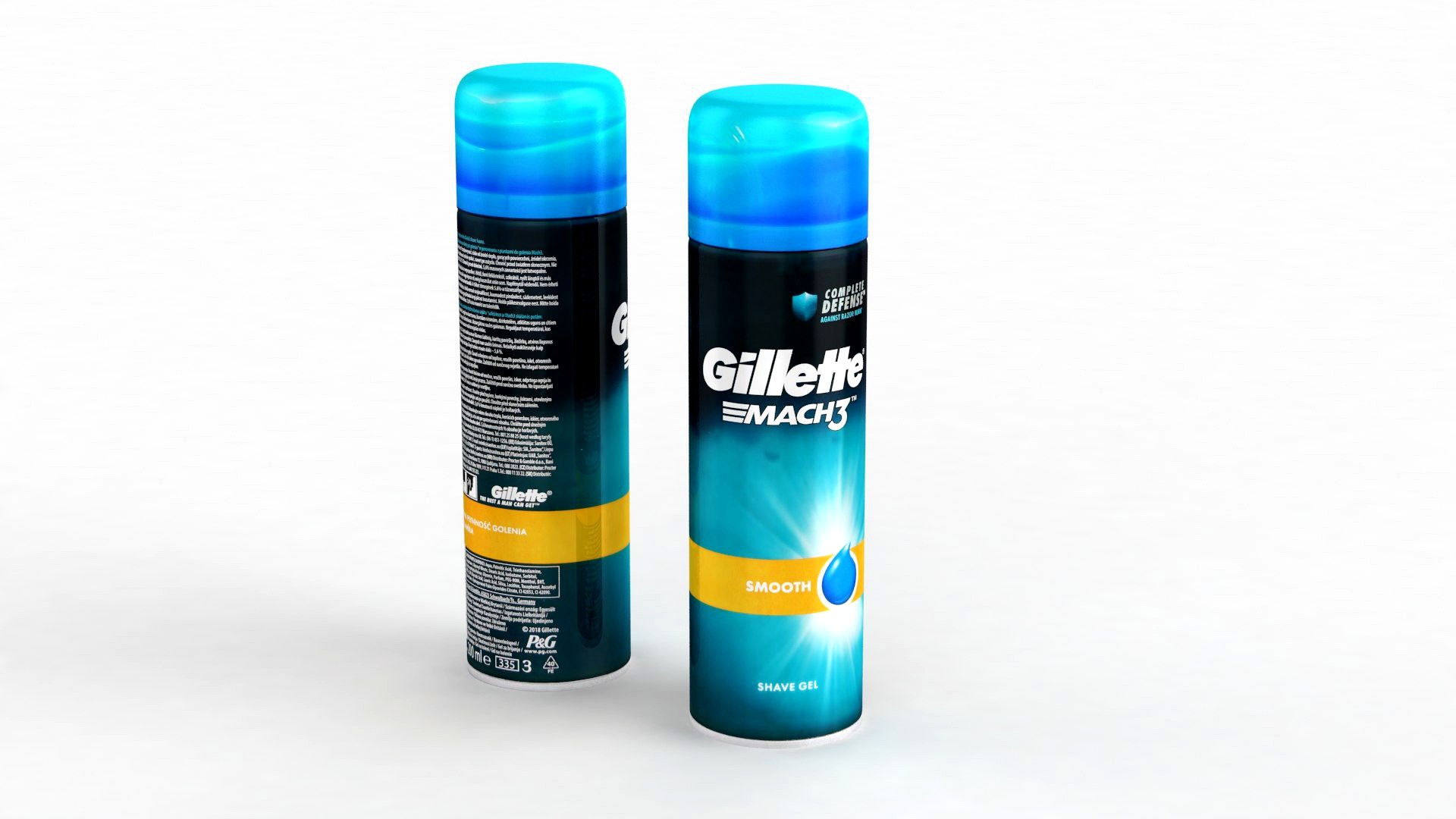 Gillette Mach 3  Smooth Shave Gel 200ml 2021