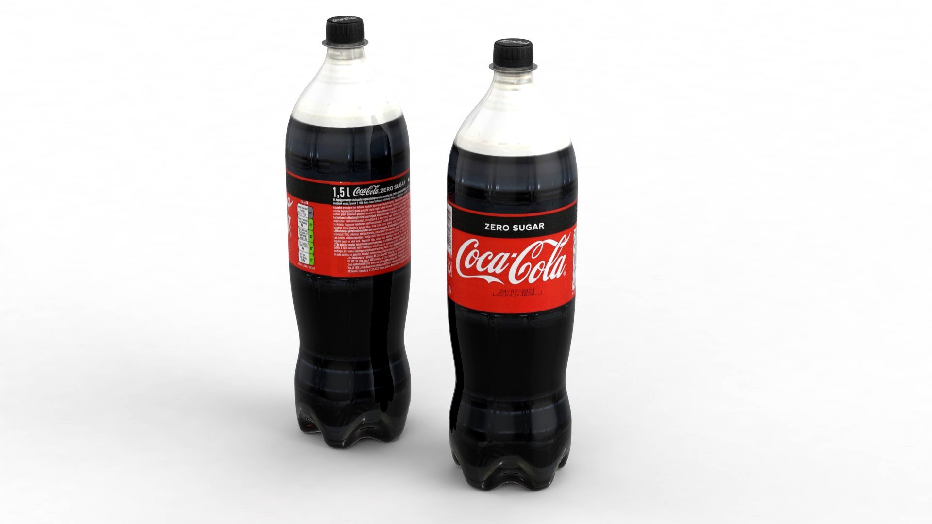 Beverage Bottle Coca-Cola Zero 1500ml