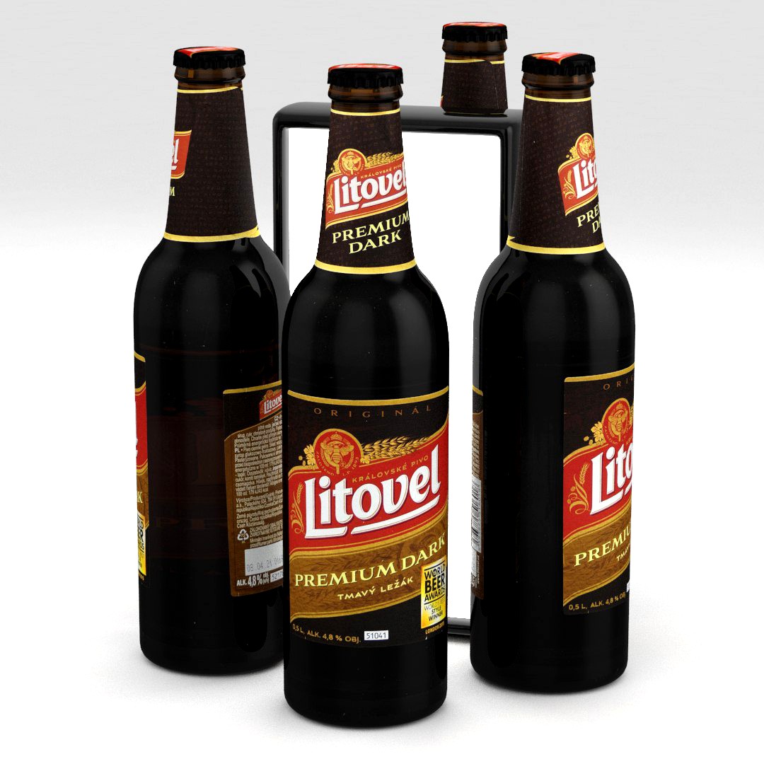 Beer Bottle Litovel Premium Dark 500ml 2020