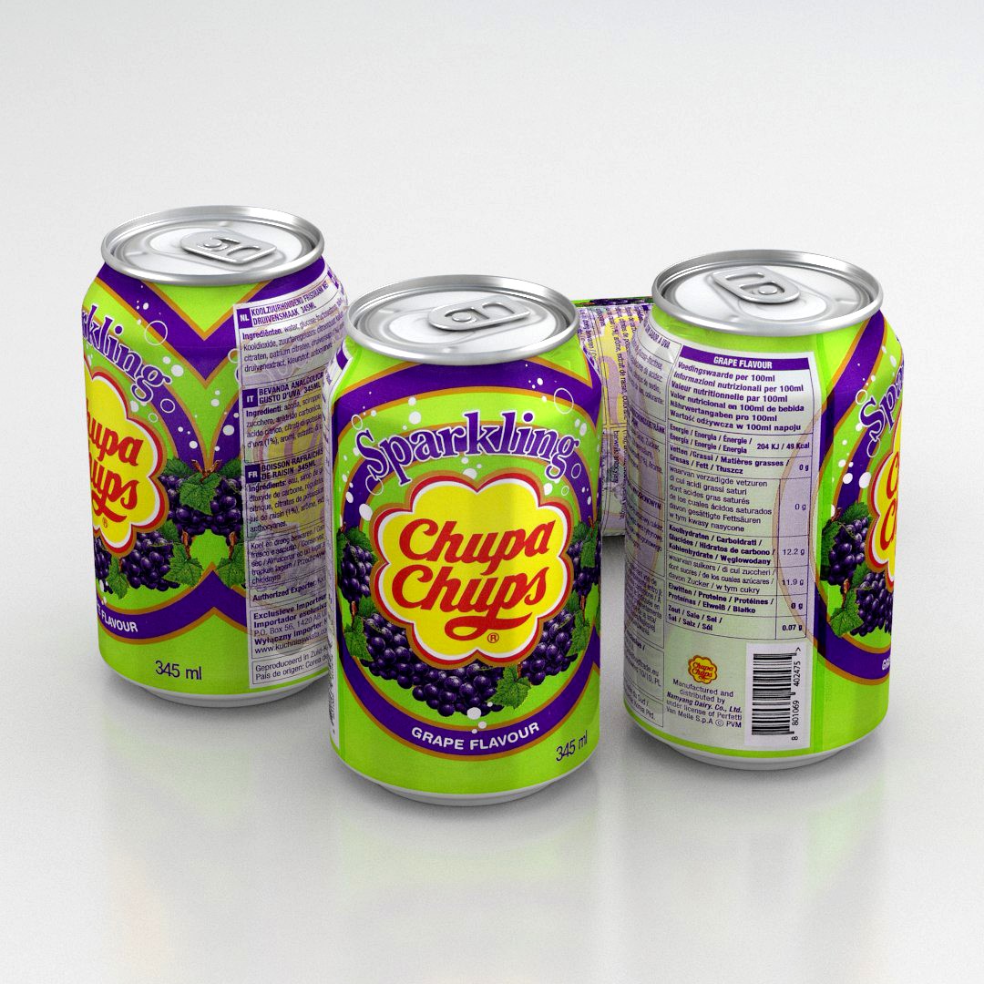 Beverage Can Chupa Chups Grape 330ml 2020
