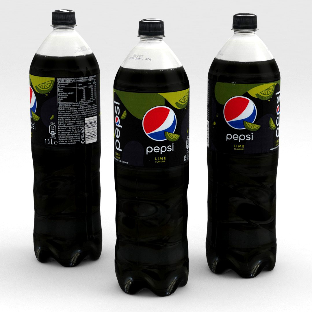Beverage Bottle Pepsi Max Lime 1500ml 2020