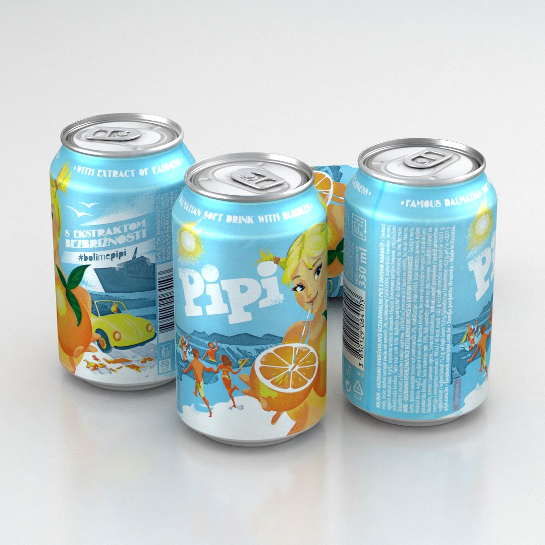 Beverage Can Pipi 330ml 2019