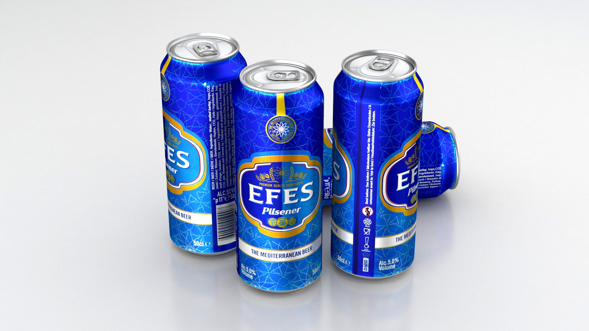 Beer Can Efes Pilsener 500ml 2019
