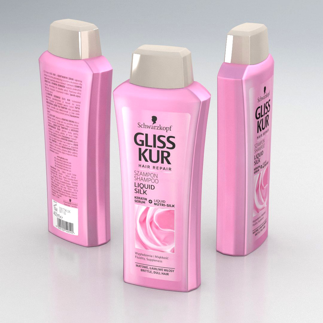 Schwarzkopf Gliss Kur Hair Repair Shampoo Liquid Silk 400ml 2019