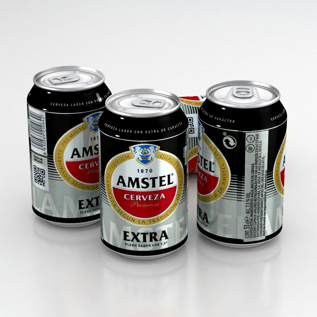 Beer Can Amstel Extra 330ml