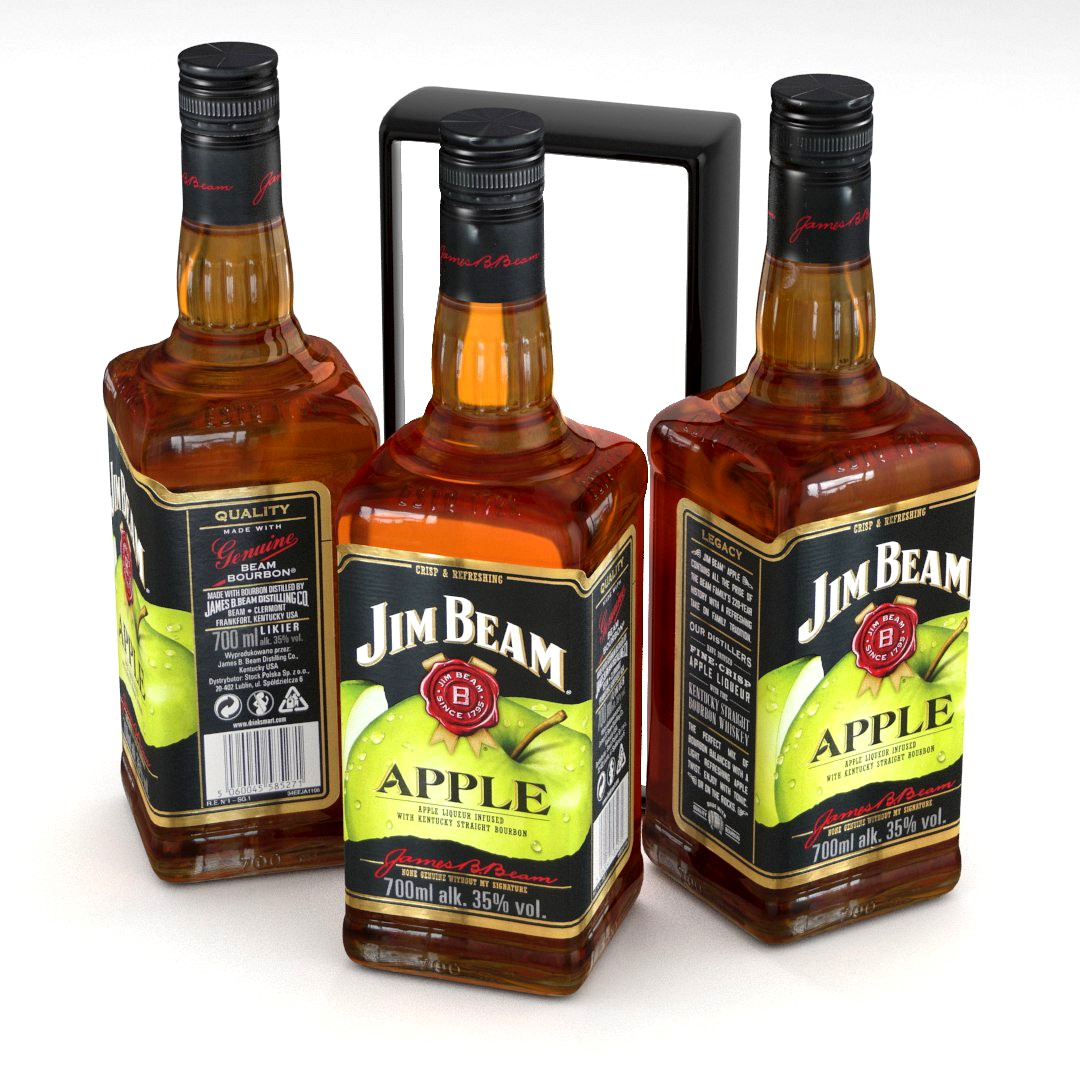 Jim Beam Apple Bourbon Whiskey Alcohol Bottle 700ml 2019