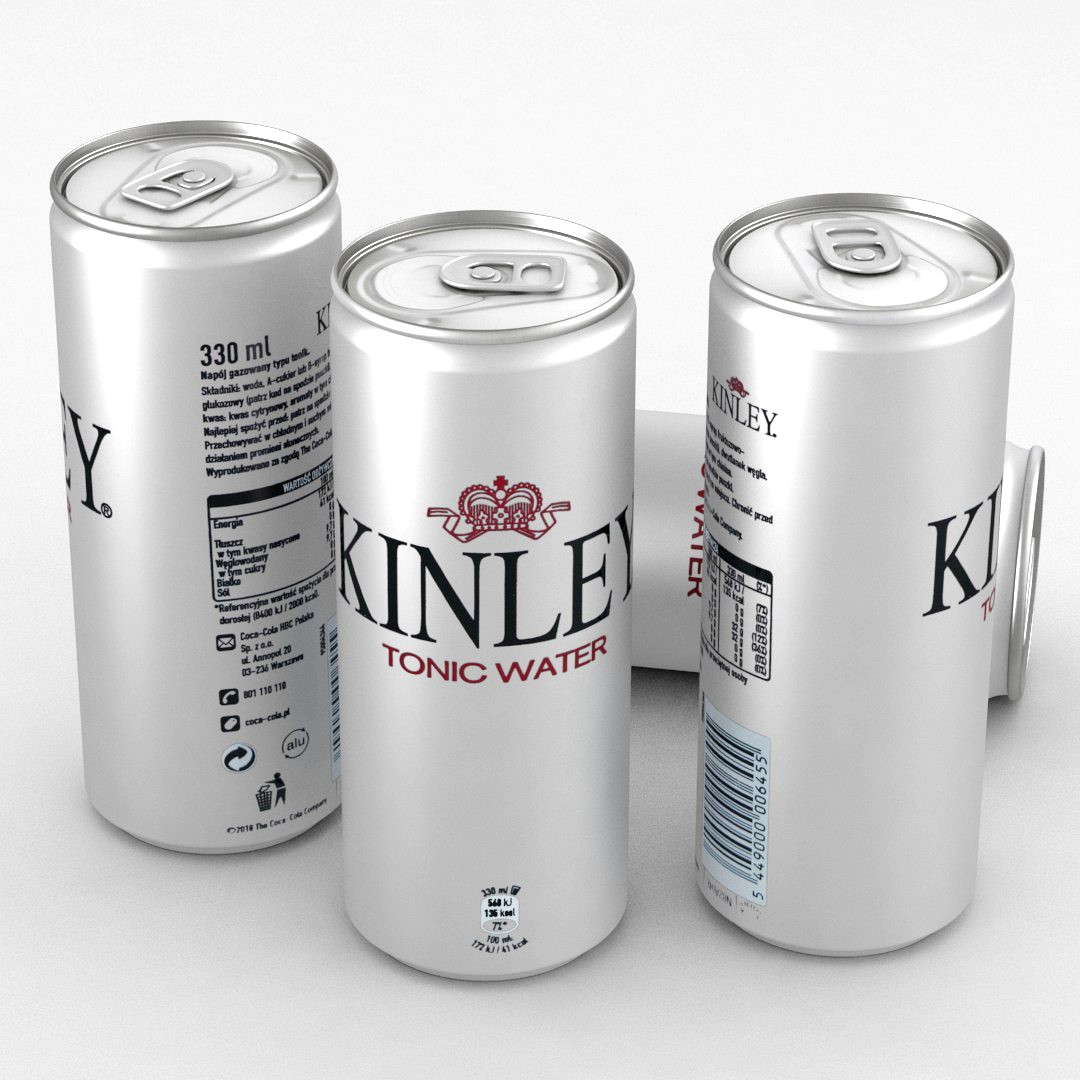 Beverage Can Kinley 330ml Tall