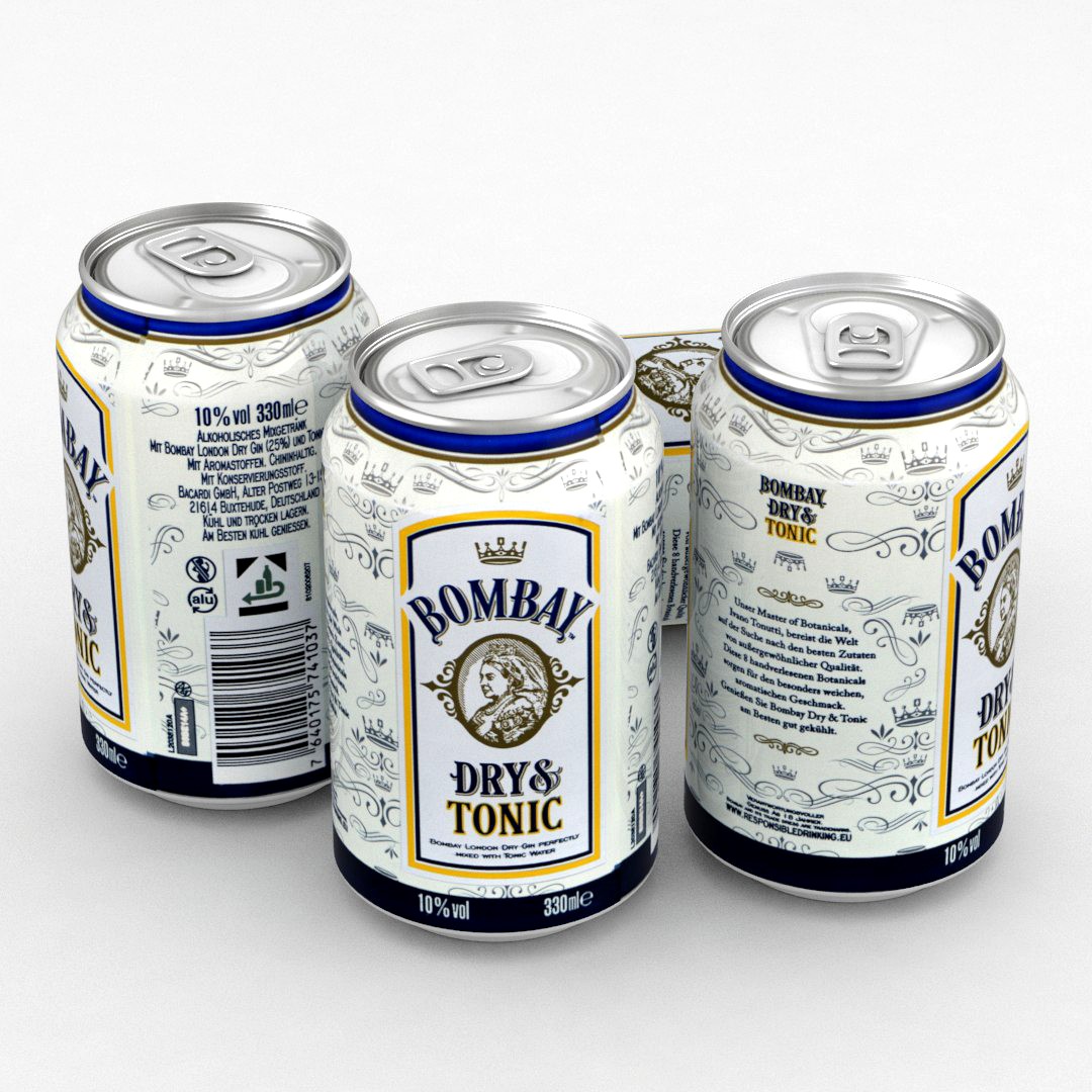 Alcohol Can Bombay Dry and Tonic 330ml