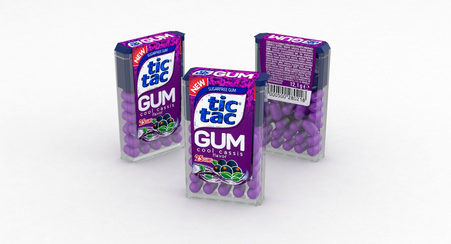 Tic Tac Gum Cool Cassis 12g