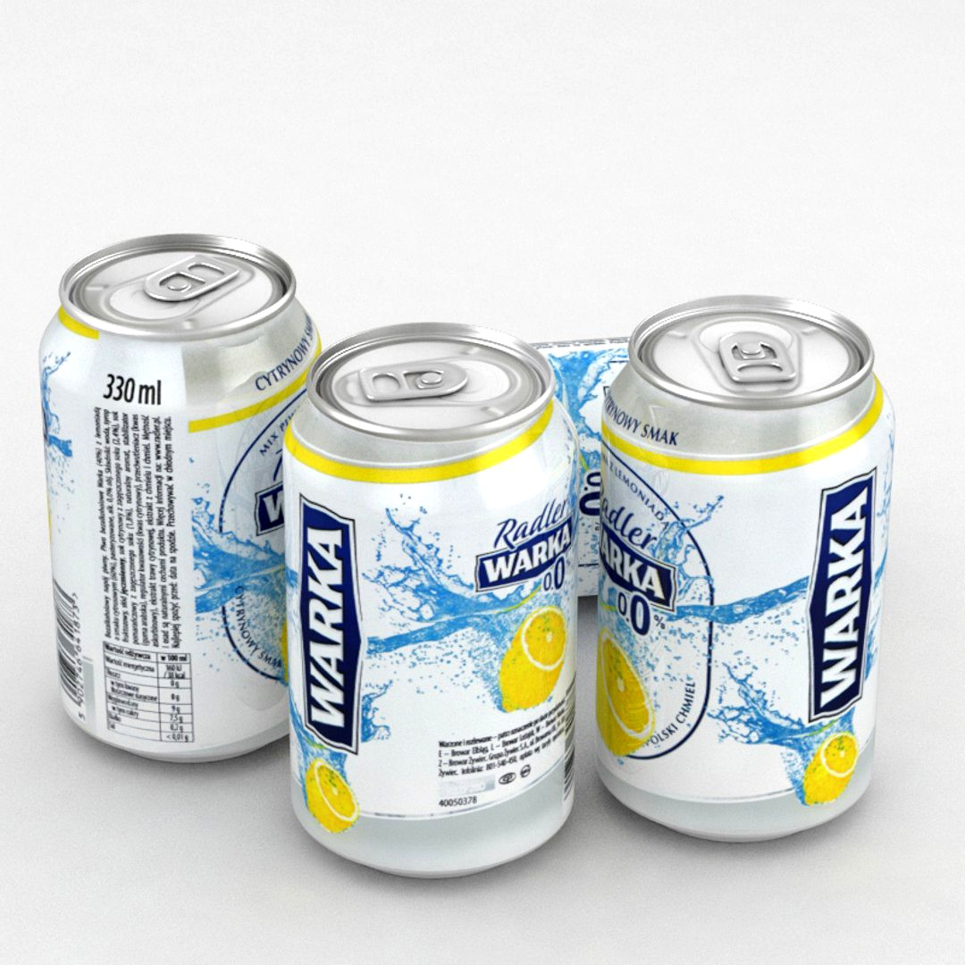 Beer Can Warka Radler Non Alcoholic Lemon 330ml