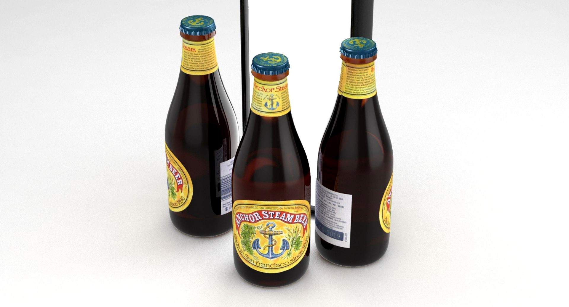 Beer Bottle Anchor Steam 355ml