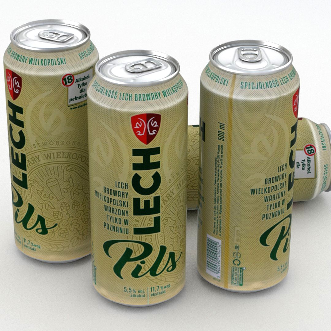 Beer Can Lech Pils 2018