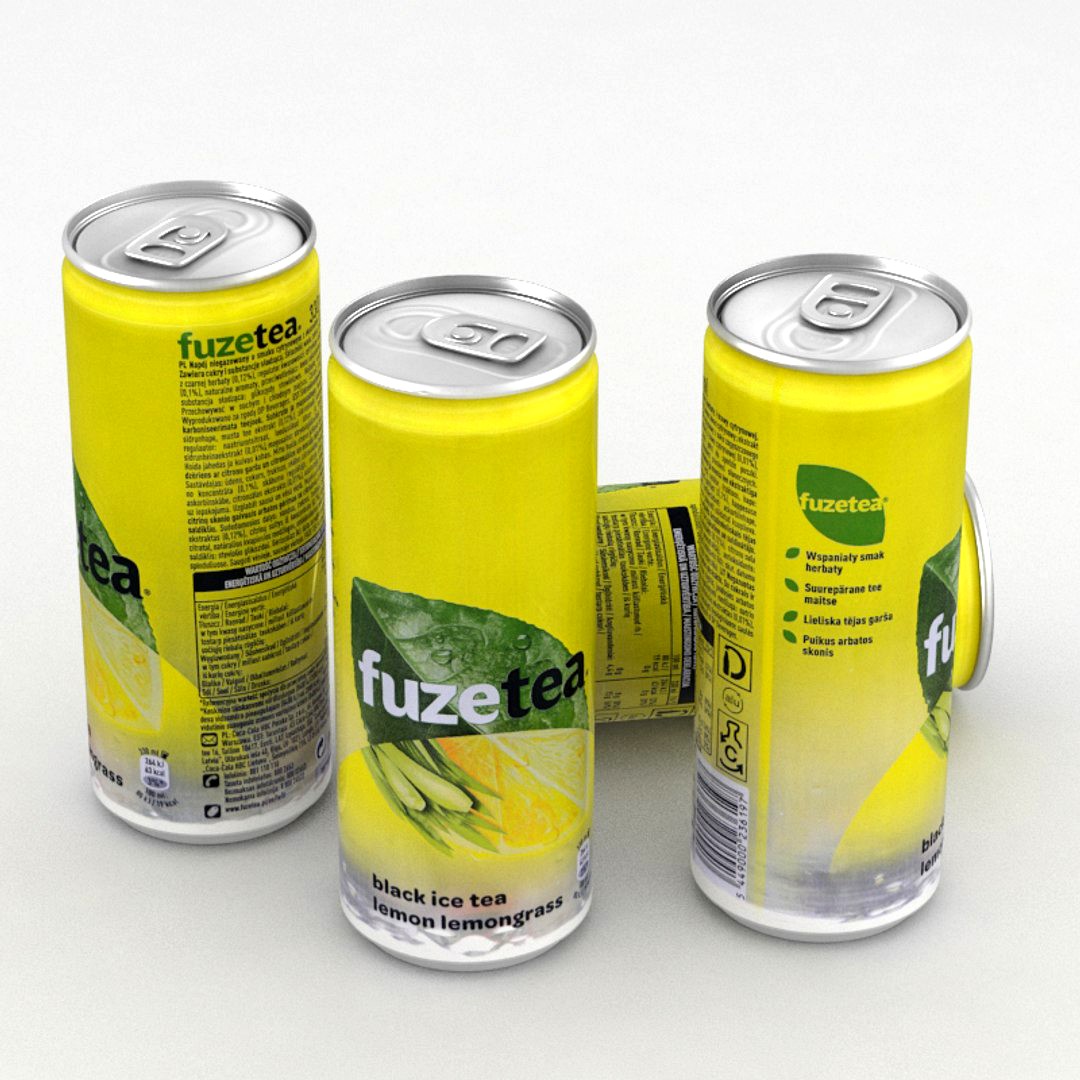 Beverage Can FuzeTea IceTea Lemon Lemongrass 250ml