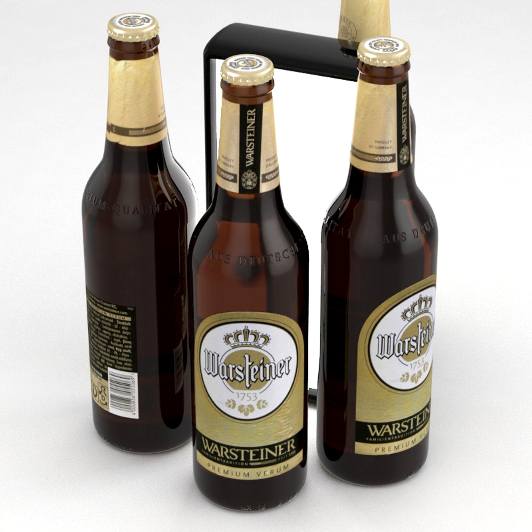 Beer Bottle Warsteiner Premium Verum 500ml