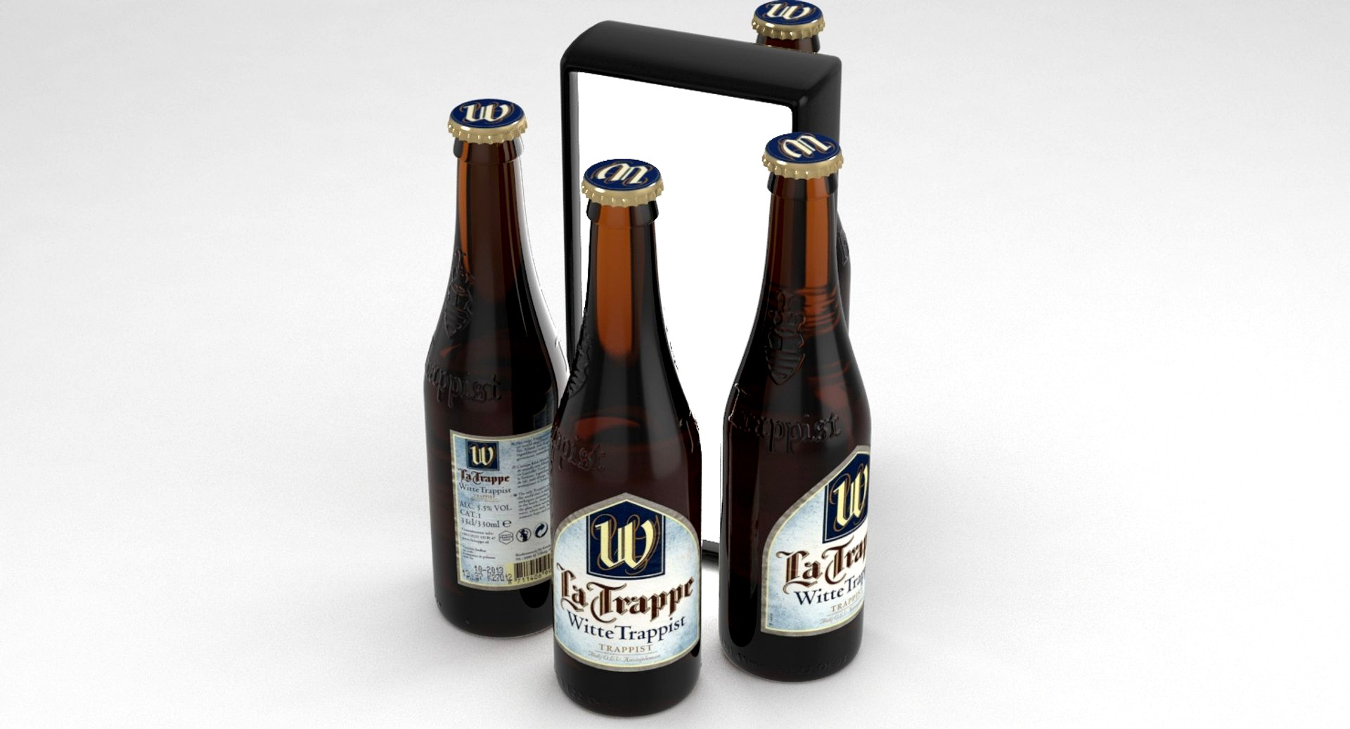 Beer Bottle La Trappe Trappist Witte 330ml