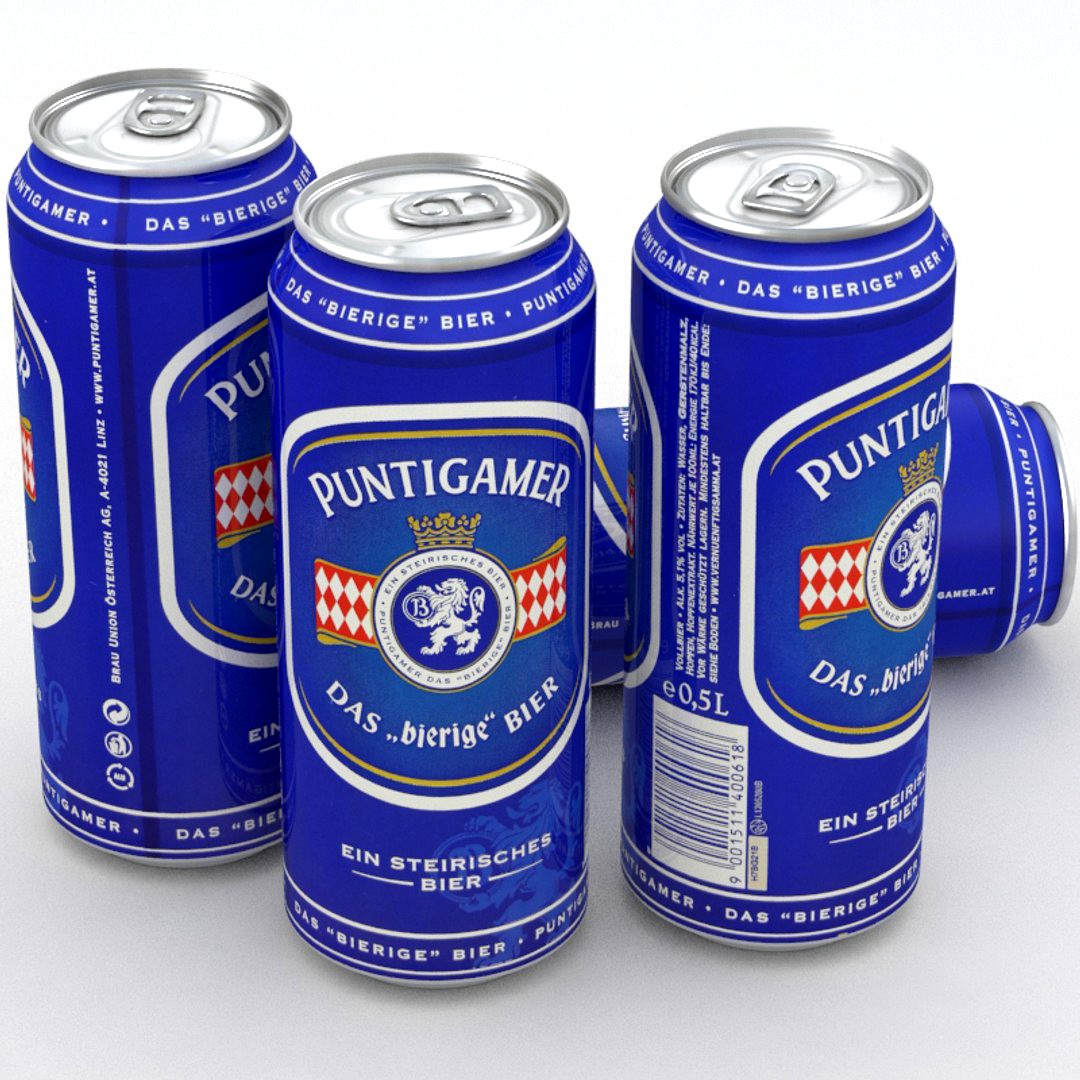 Beer Can Puntigamer 500ml