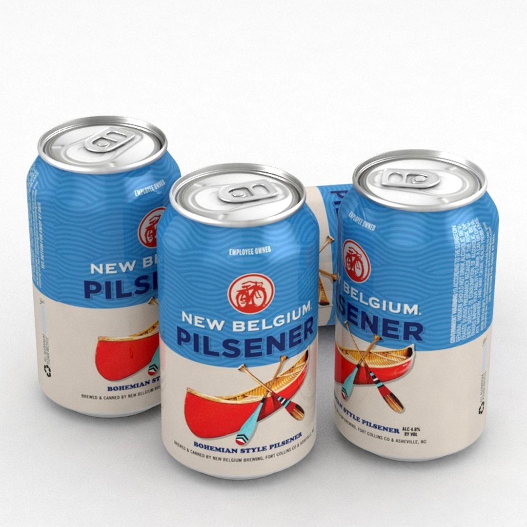 Beer Can New Belgium Pilsener 12fl oz