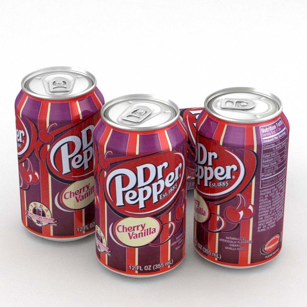 Beverage Can Dr Pepper Cherry Vanilla 12fl oz