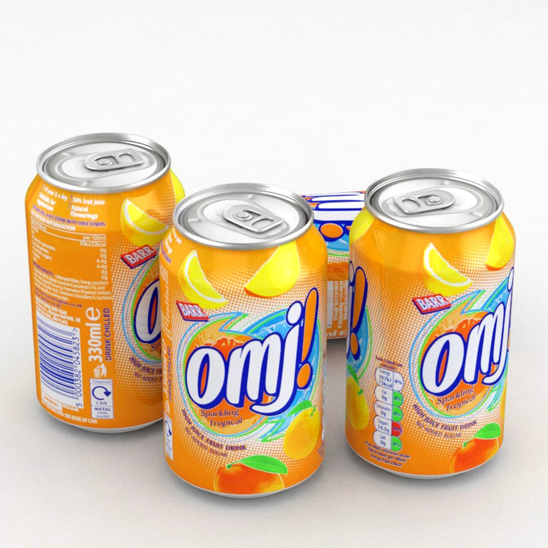 Beverage Can OMJ! Sparkling Tropical 330ml