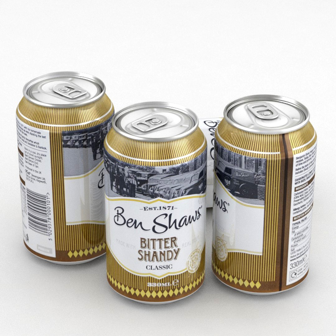 Beverage Can Ben Shawn Bitter Shandy 330ml