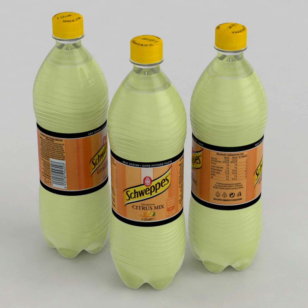 Beverage Bottle Schweppes Citrus Mix 1L