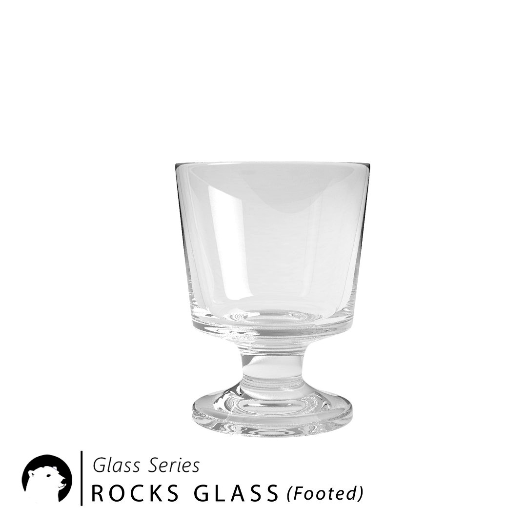 Glass Series / rocks (footed)