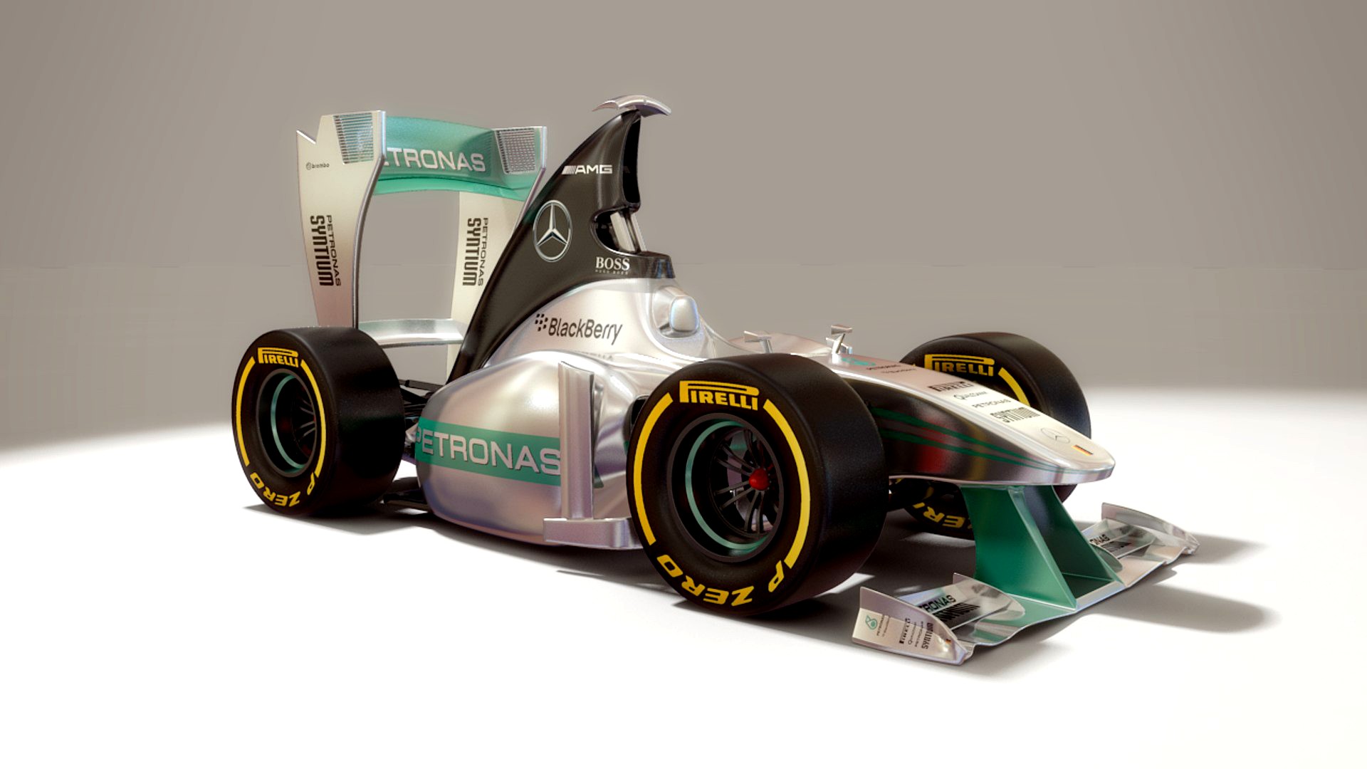 Cartoon Formula 1 - Mercedes