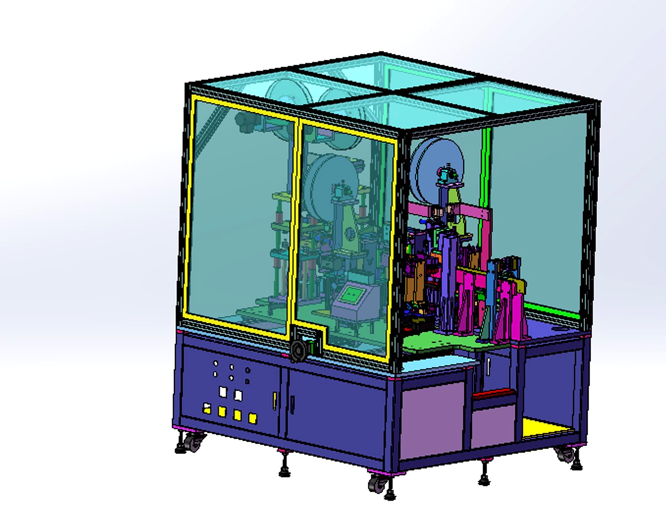 Flexible circuit board thermoforming machine