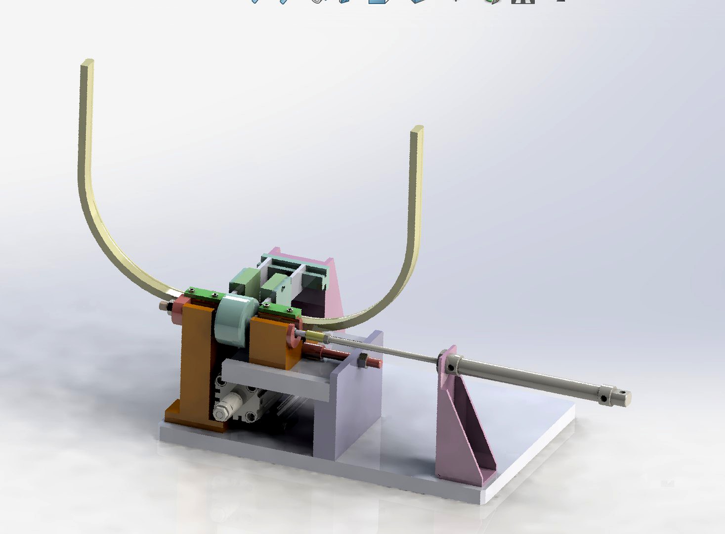 E type spring pack assembly machine