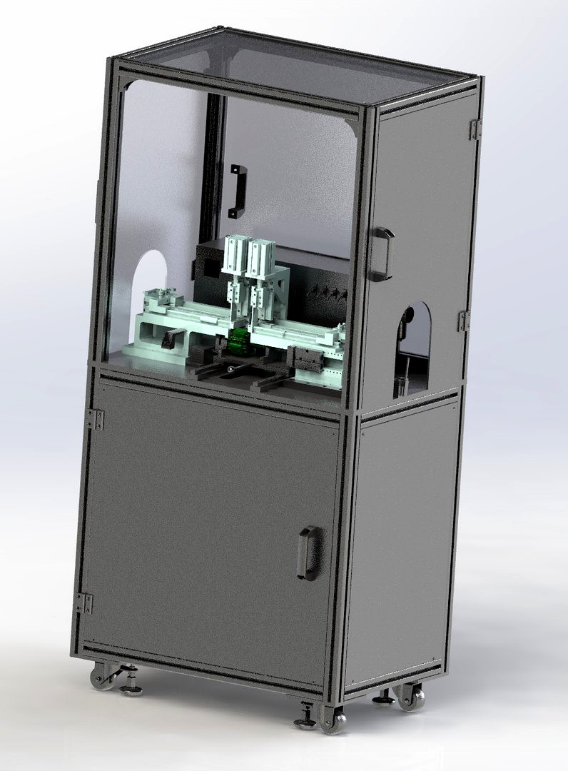 E type spring pack assembly machine