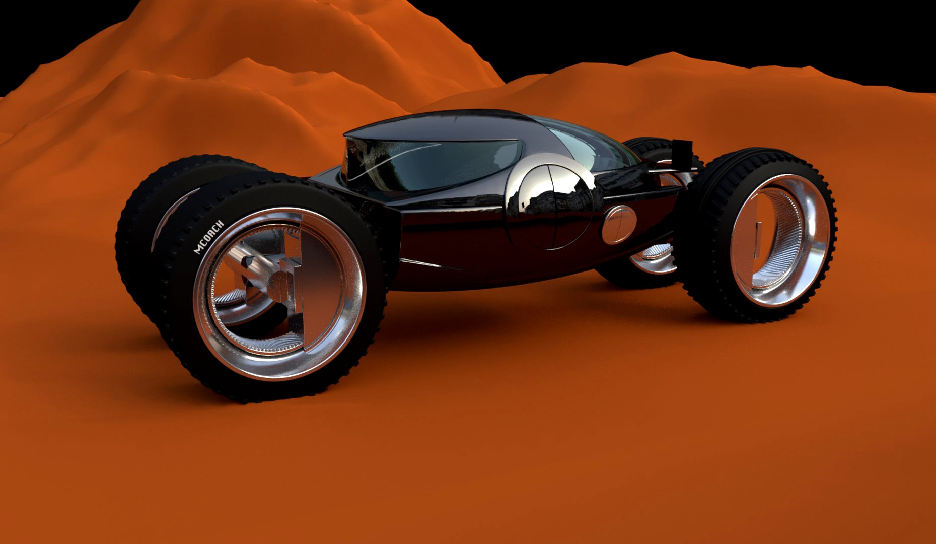 mars rover car