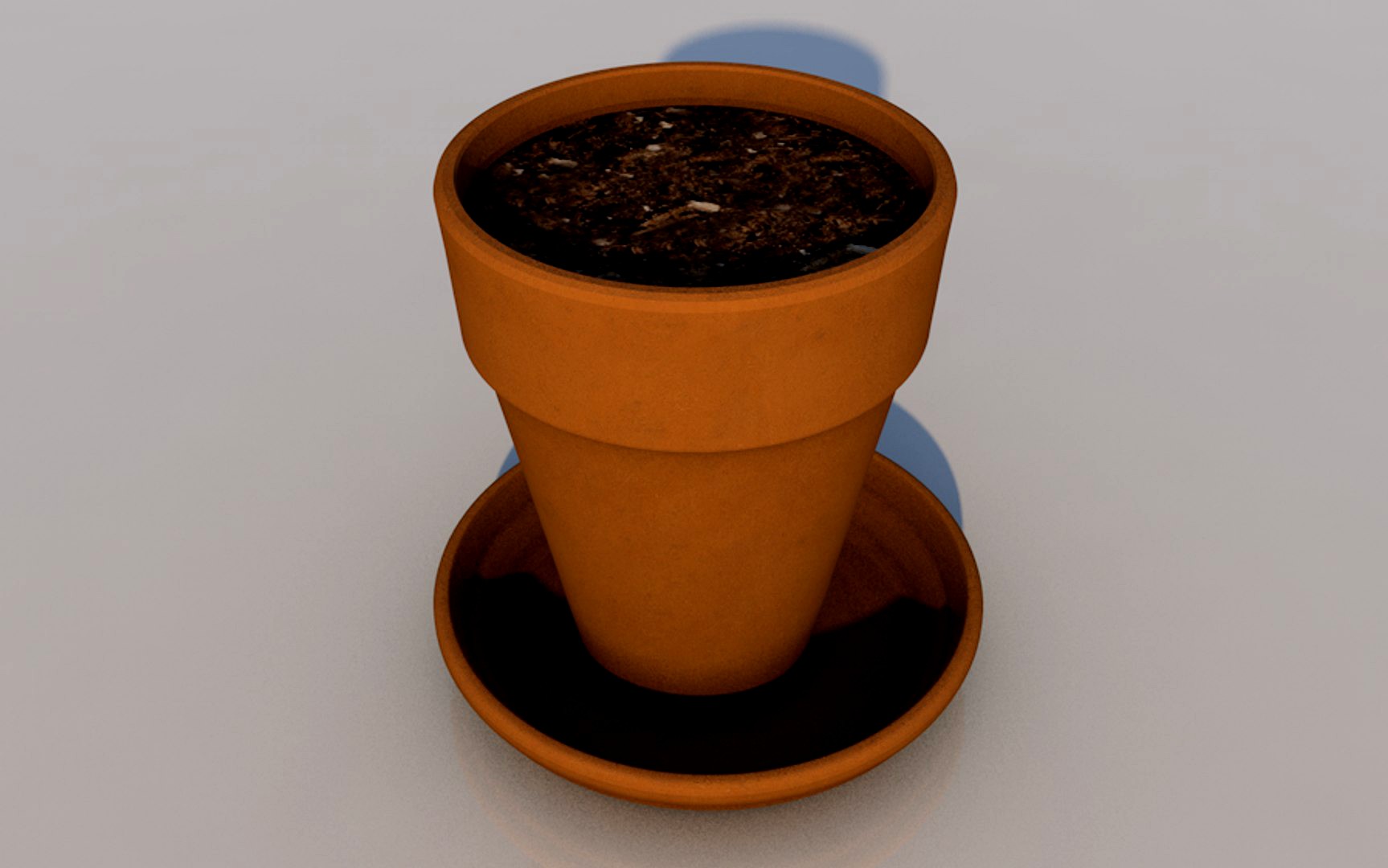 Pot with Soil