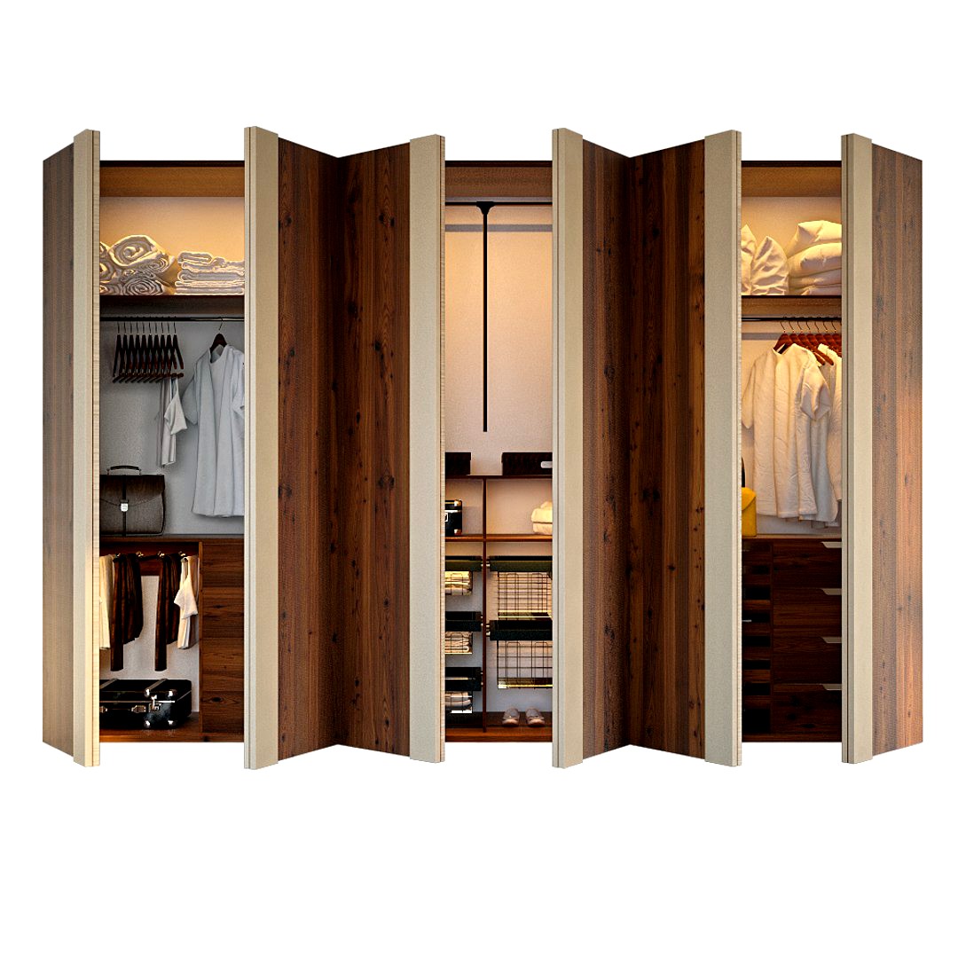 Wardrobe with filling