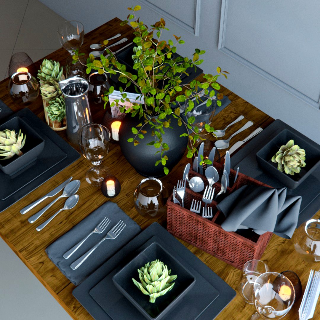 Tableware black