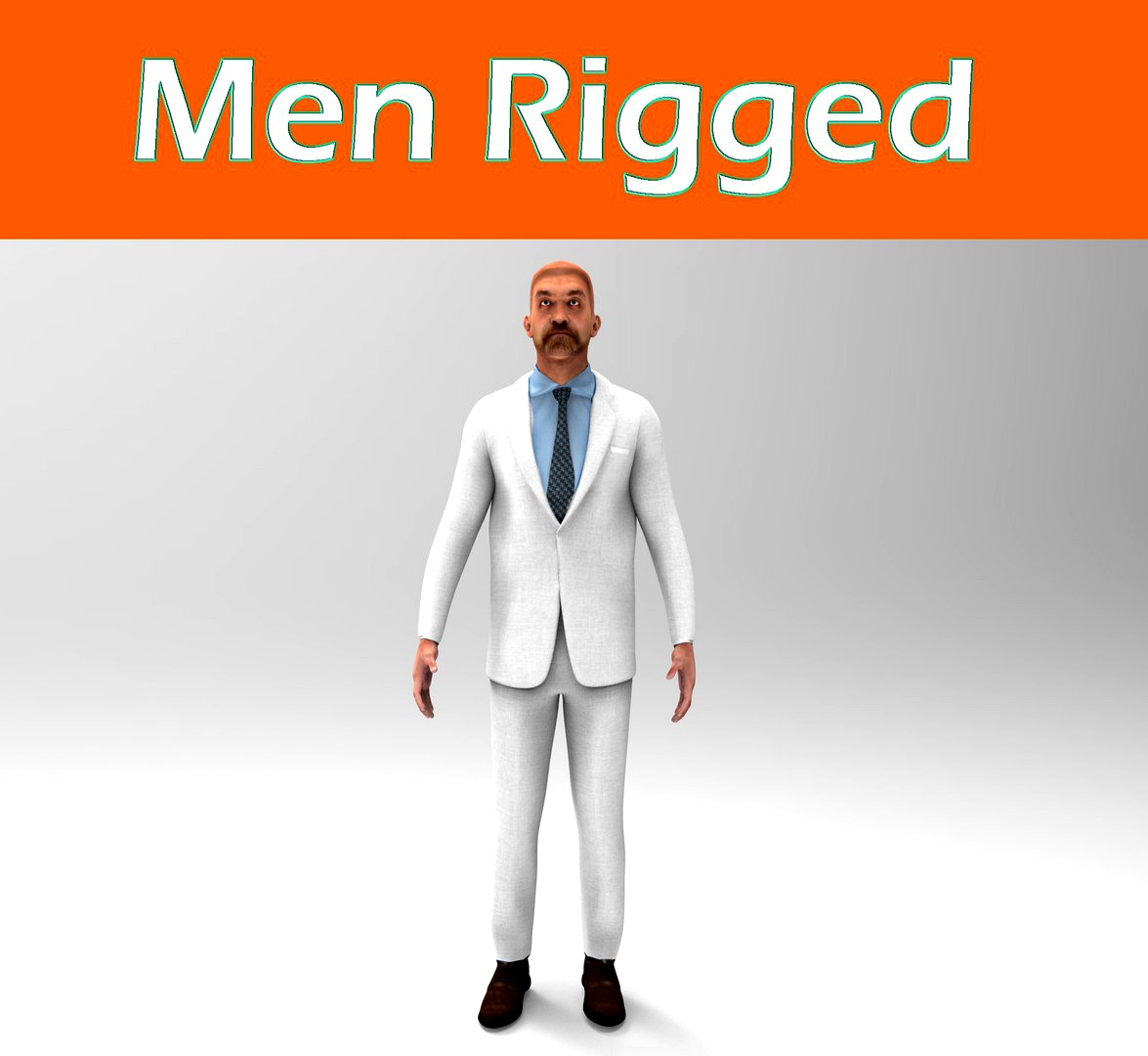 Rigged Man Handsome Guy