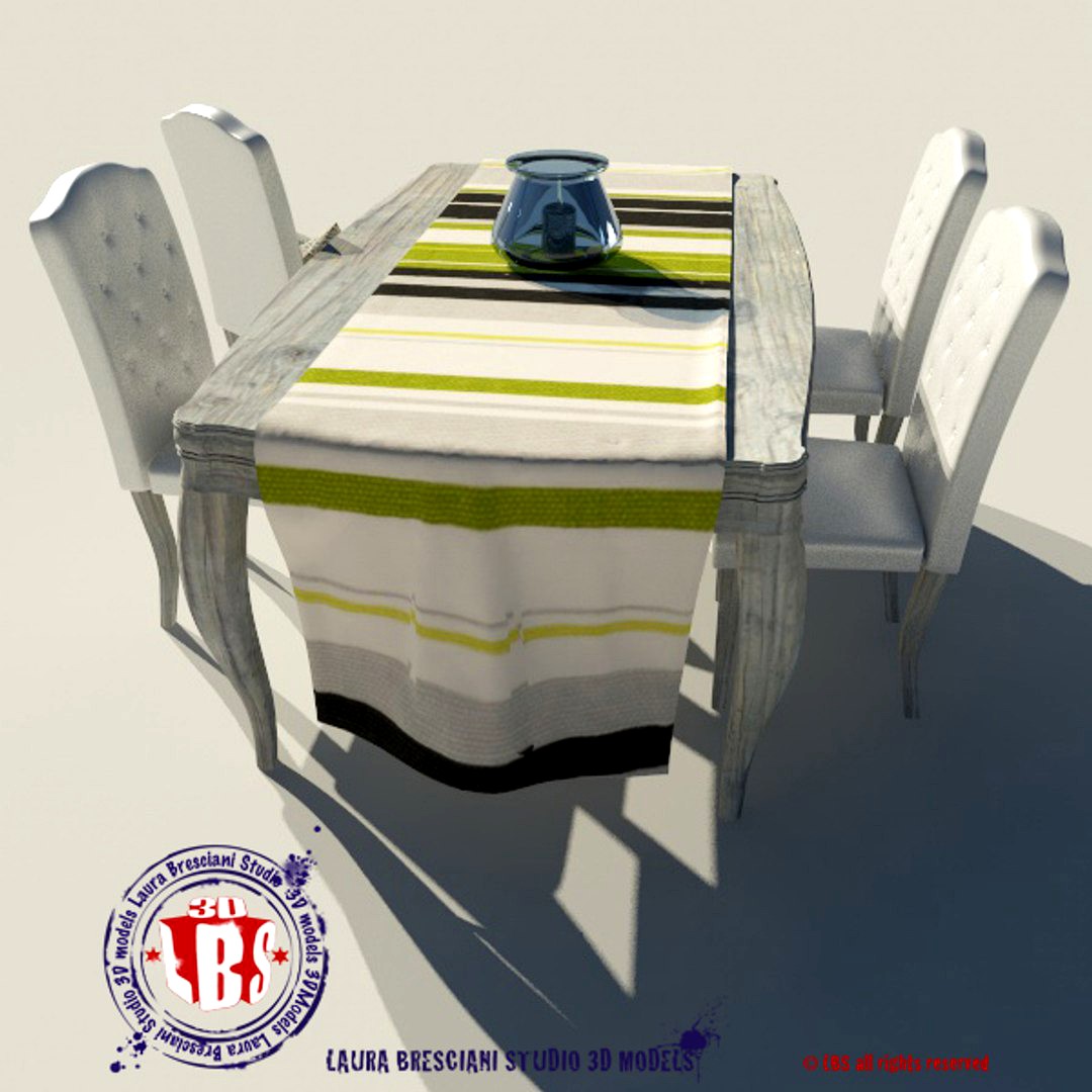 Ancient dinner table