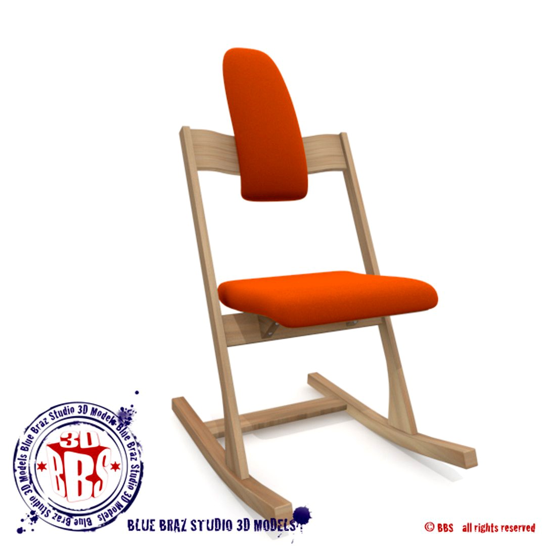 Ergonomic tilting chair