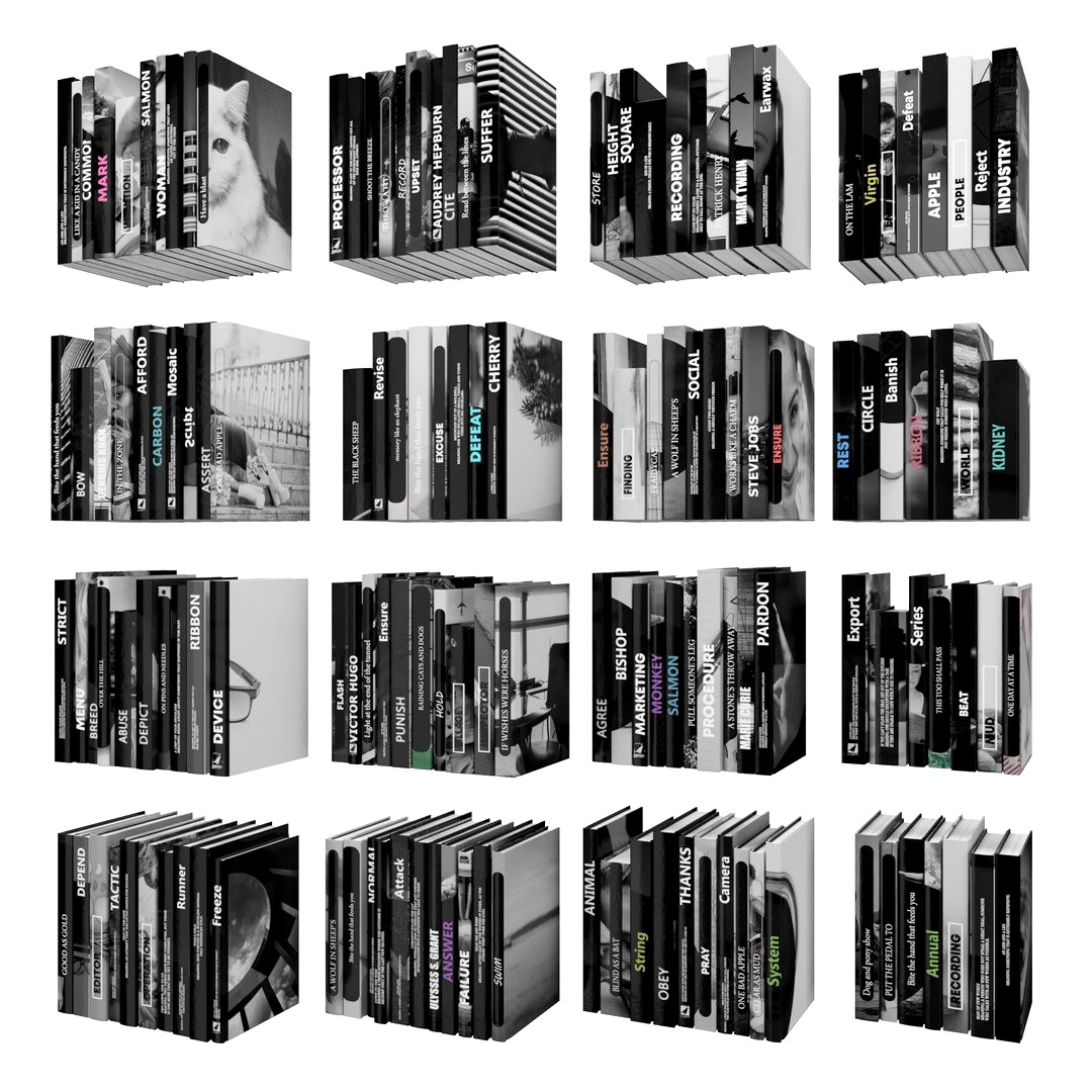 Books 150 pieces 3-9-2