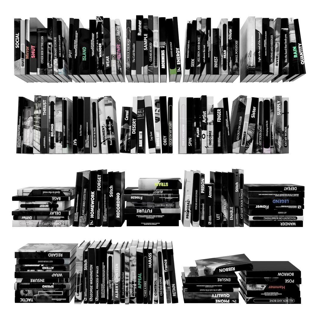 Books 150 pieces 3-6-1