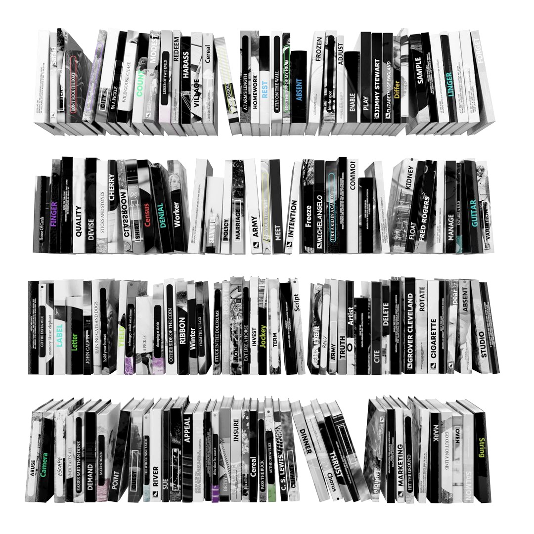 Books 150 pieces 2-2-5