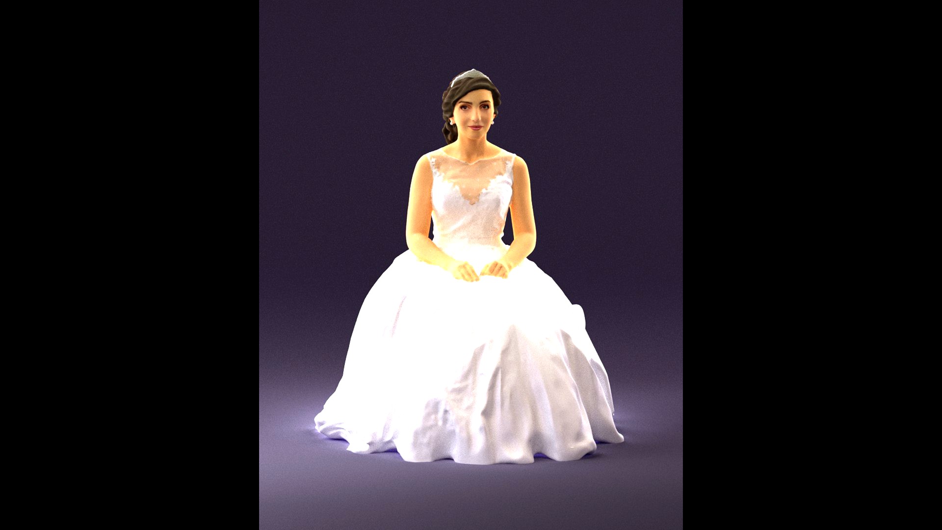 Sitting bride 0834