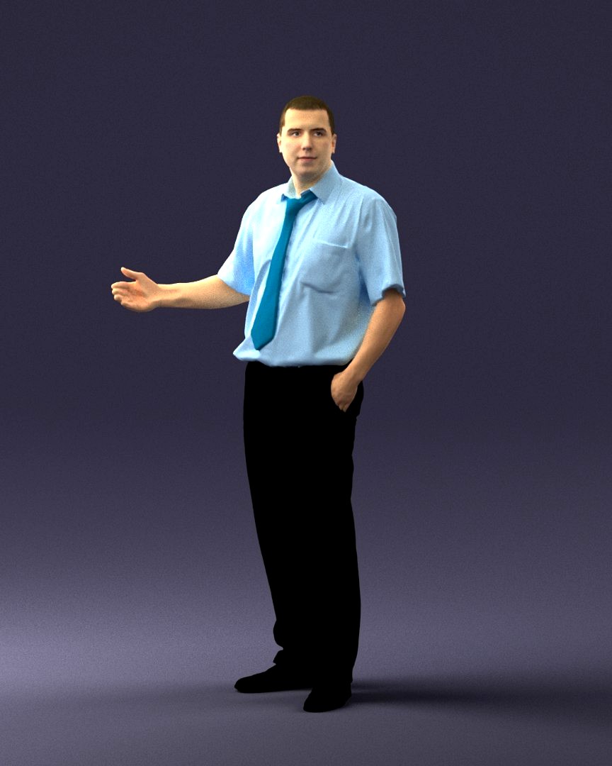 Man in pose 0245
