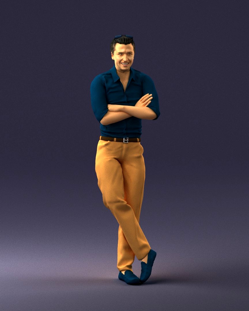 Man in pose 0175