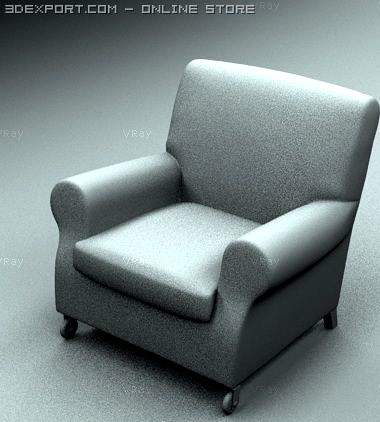 Download free Armchair 3D Model